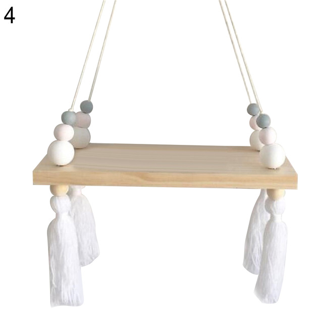 beaded tassel swing shelf