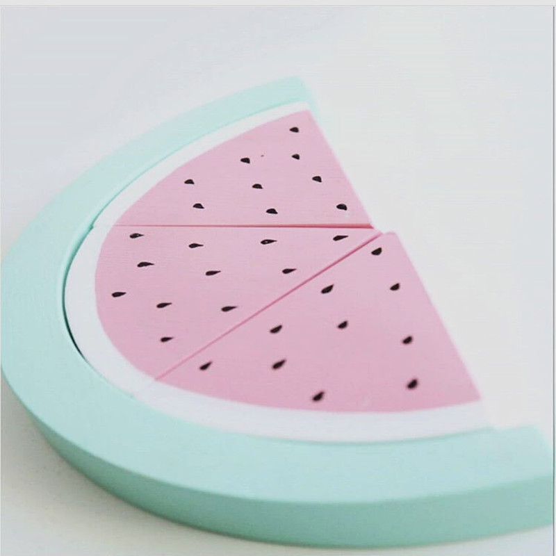 wooden watermelon